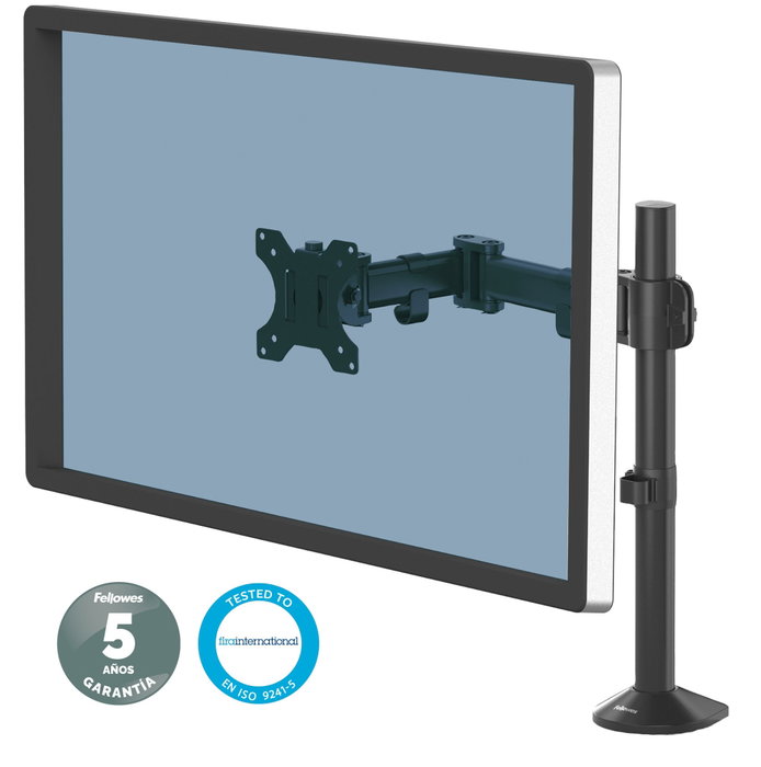 Fellowes Reflex Brazo para Monitor Individual hasta 32'' Negro